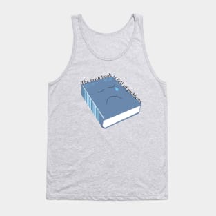 Math Book Full of Problems Tank Top